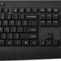 Best Buy essentials™ - Full-size Wireless Membrane Keyboard and Mouse Bundle with USB Receiver - Black - Image 1