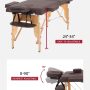 BestMassage Massage Bed Portable Massage Table 24 Inch Wide Lash Bed Height Adjustable 2 Folding Spa Table with Non-Woven Bag for Spa Footmassage Facial CareSpa Tattoo - Image 6