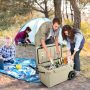 75 Quart Portable Cooler Rotomolded Ice Chest with Handles and Wheels - Image 1