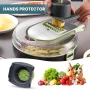 Vegetable Chopper, Dinosoo Multifunctional 12-in-1 Veggie Chopper with 7 Blades, Onion Chopper Food Chopper Vegetable Slicer Cutter Dicer - Image 6