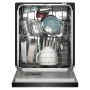 KitchenAid - 24 inch Front Control Built-In Tub Dishwasher with Third Level Jet Rack and 41 dBA - Stainless Steel - Stainless Steel - Image 2