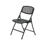 Plastic Seat Folding Chair in Black (Set of 4) - Image 1