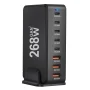 268W Desktop GaN Charger 8-port USB Type C PD Charger Fast Charge 3.0 USB Type C Fast Charger Mobile USB Charger - Image 4