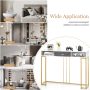 48 Inch 2-Tier Console Table with Drawer - Image 4