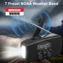 TSV Hand Crank Emergency Radio, Portable Radio Solar Powerd AM FM WB NOAA Weather Radio with SOS Alarm, Cell Phone Charge - Image 2