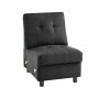 Beige Left Armchair - 1-7 Seat Modular Sectional Sofa Couch Living Room - Image 4