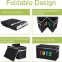 Toy Box Chest Collapsible Sturdy Storage Bins with Lids Extra Large Kids - Image 5