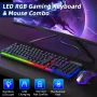 Wired Gaming Keyboard & Mouse Combo, RGB Backlit Mechanical Gaming Keyboard Mouse W/ Multimedia Keys, Anti-ghosting Keys, Spill-Resistant for Windows PC Gamers Desktop Computer Laptop,Black - Image 5