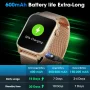 LZUEFK 1.85-inch 600mAh large battery women's smart watch, suitable fits for Android and Iphone devices, with fitness tracker, answering/calling/more than 100 sports modes, pedometer fitness watch - Image 5