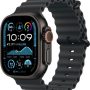 Apple Watch Ultra 2 (GPS+Cellular) 49mm Titanium Case with Black Ocean Band - Black (Verizon) - (2024) - Image 1
