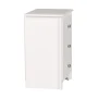 Prepac Monterey 3-Drawer Tall Nightstand, White - Image 2