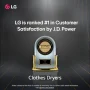 LG - 7.4 Cu. Ft. Stackable Smart Electric Dryer with Steam and AI Sensor Dry - Alpine White - Image 3