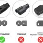 AC in Power Cord Cable for Aiwa Exos-9 Exos9 Portable Boombox Bluetooth Speaker - Image 2