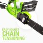 Greenworks 10 inch Corded Electric Pole Saw and Chainsaw (2-in-1) Max Reach 12Ft - Image 4