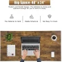 PayLessHere 47 inch Computer Desk Modern Writing Desk, Simple Study Table, Industrial Office Desk, Sturdy Laptop Table for Home Office, Vintage - Image 6