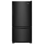 Whirlpool - 18.7 Cu. Ft. Bottom-Freezer Refrigerator with Spillguard Glass Shelves - Black - Image 1
