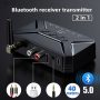 Long Range Bluetooth 5.0 Transmitter Receiver TV Home Car Stereo Audio Adapter - Image 2