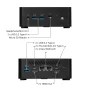MSI - Cubi NUC 1MG Mini Desktop - Intel Core 3-100U 2024 - 16GB Memory - Intel Graphics - 500GB Storage - Black - Image 3