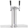 Lynx - Professional Double Tap Tower Kit - Black Stainless Steel - Image 1