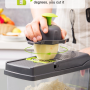 15-In-1 Vegetable Fruit Chopper Cutter Food Onion Veggie Dicer Slicer Kitchen - Image 5
