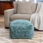 Bristol Faux Fur Pouf - Image 3