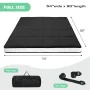 MOPHOTO Floor Mattress Futon Mattress - Extra Thick Folding Sleeping Pad, Full Size (80*54*4in), black2 - Image 4