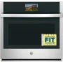 GE Profile - 30" Smart Built-In Single Electric Convection Wall Oven with In-Oven Camera and No Preheat Air Fry - Stainless Steel - Image 2