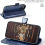 OCASE Compatible with iPhone 13 Wallet Case, PU Leather Flip Folio Case with Card Holders RFID Blocking Kickstand [Shockproof TPU Inner Shell] Phone Cover 6.1 Inch 2021 (Blue) - Image 4