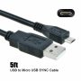 5ft Micro USB CABLE LEAD For Nikon UC-E20 Cable Part# 3769 D3400 D5600 UC-E21 - Image 2