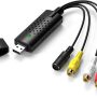 USB 2.0 Audio Video Capture Card, RCA Video Capture Video Grabber VHS VCR TV to DVD Converter Adapter for Windows PC - Image 4