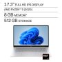 HP - OmniBook 3 - 17.3" Full HD Laptop - AMD Ryzen 5 40 (2025) - 8GB Memory - 512GB SSD - Glacier Silver - Image 2