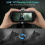 FETERVIC Night Vision Goggles, 4K Video Recording,8x Zoom , with 64GB Memory Card & 5000mAh Rechargeable Battery , Day & Night Vision for Hunting, Camping, Wildlife Observation - Image 4