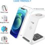 JoyGeek Wireless Charging Station, Wireless iPhone Charger, 3 in 1 Charging Station for Apple iPhone 13 Pro Max/13 Pro/13/12 Pro Max/12 Pro/12/11 Pro Max/11 Pro/11/SE/X/XR/XS/8, iWatch7/6/SE/3,AirPods - Image 6