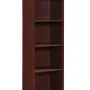 Hodedah 4-Shelf Wood Bookcase, Brown - Image 6