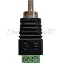Speaker Wire Cable to Audio Male RCA Connector Adapter Jack Plug Lot - Image 4