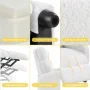 Renwick Ivory Fabric Modern Bounce Recliner Chair with Pocket Springs for Living Room - Image 3