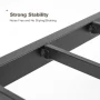 edx Queen Platform Bed Frame with Ample Storage Space, Sturdy Steel Slat Support, Heavy-Duty Construction, 14-Inch Height, No Box Spring Required - Image 3