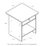 EX Home Espresso Bin Drawer End Table - Image 4