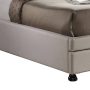 Ainge Transitional Beige Fabric Upholstered King Size Bed - Image 5