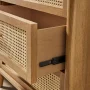 Better Homes & Gardens Springwood 4-Drawer Dresser with Caning Look, Light Honey - Image 4