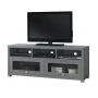 57.25 in. Gray Wood TV Stand Fits TVs Up to 65 in. with Storage Doors - Image 3