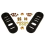Universal Replacement Poly Slide Shoe Set for Most Two and Three Stage Snow Blowers (Set of 2, Hardware Included) - Image 1