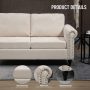 57 in Small Sofa Loveseat Upholstered Couch for Small Spaces 2 Seat Couches - Image 4