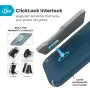 Speck - Presidio2 Grip ClickLock Case for Apple iPhone 17 Pro Max - Deep Sea/Silver Metallic/Spell Blue - Image 4