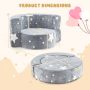 2-in-1 Convertible Glow in the Dark Kids Sofa with Removable Washable Cover - Image 4