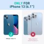 i-Blason Cosmo Series Case for iPhone 13 6.1 inch (2021 Release), Slim Full-Body Stylish Protective Case with Built-in Screen Protector(Marble) - Image 4