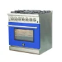 Forno Appliances - 30 in. Wide 5 Burner Capriasca 4.32 Cu. Ft. Freestanding Dual Fuel Electric Range with Convection Oven - Blue - Image 3