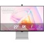 Samsung - 27" ViewFinity S9 5K IPS Smart Monitor with Matte Display, Thunderbolt 4 and SlimFit Camera - Silver - Image 1