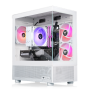 Thermaltake - LCGS View 8760TS-170 Gaming Desktop AMD Ryzen 7 8700F 2024 32GB Memory NVIDIA GeForce RTX 5060 Ti 8G 1TB SSD NVMe M.2 - White - Image 1