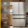 Whirlpool - 30 Cu. Ft. French Door Refrigerator with Flexible Temperature Drawer - Fingerprint-Resistant Stainless Finish - Image 3